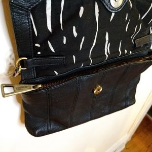 Kelsi Dagger black leather crossbody